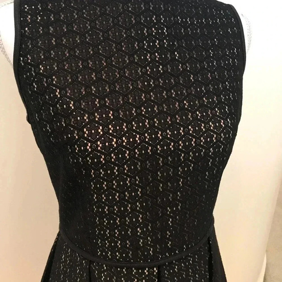 NWT max studio black sleeve dress lace overlay - Picture 2 of 7